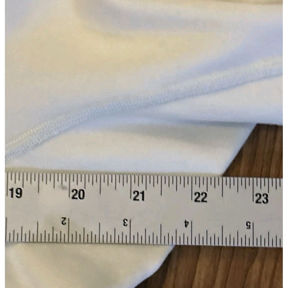 Patagonia Crosstrek 1/4 Zip Pullover Womens Large White Long Sleeve Runner 23835 - Picture 9 of 11